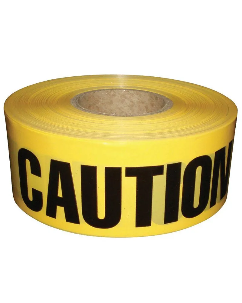 (10 Rolls/Case)CAUTION DO NOT ENTER Barricade Safety Tape