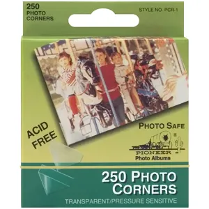 250 Clear Photo Corners PCR-1