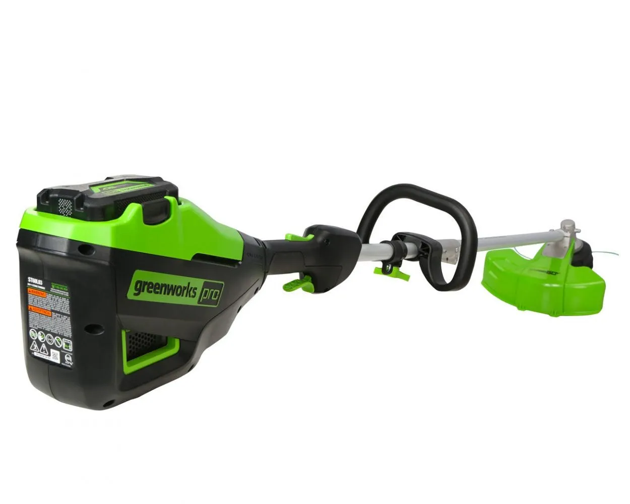 60V 16" Cordless Battery String Trimmer (Attachment Capable) & 8" Edger Attachment Combo Kit w/ 4.0 Ah Battery & Charger