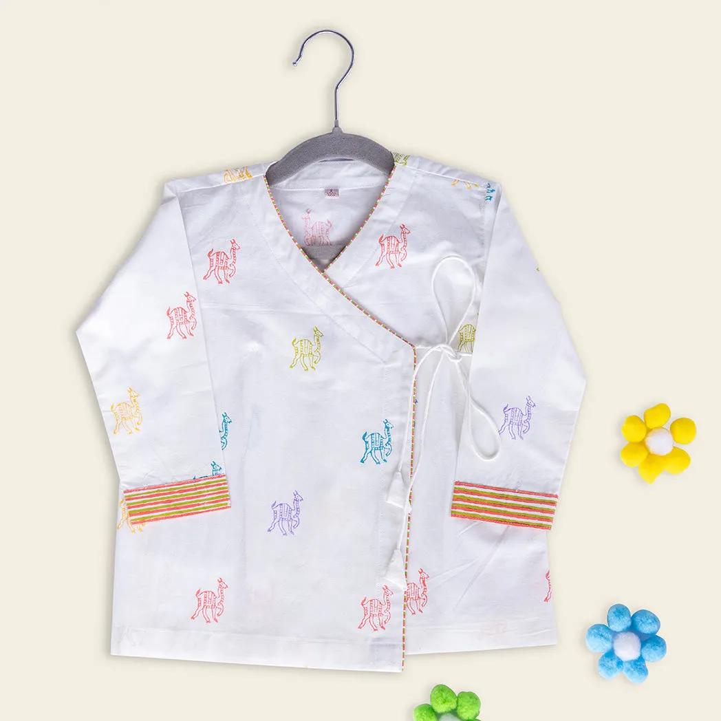 ADYA Doe - Nut Angrakha Kids Night Suit