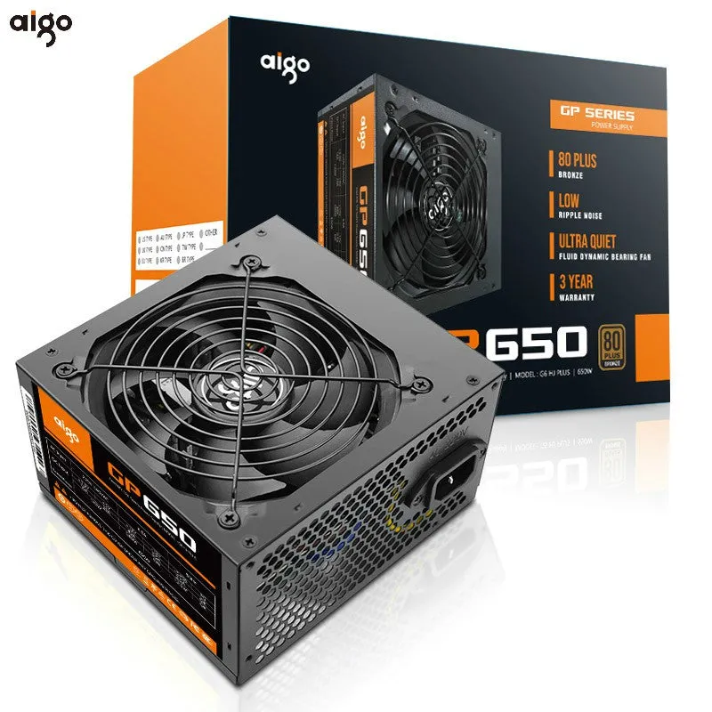 Aigo 550W/650W (GP550/GP650) 80 Plus Bronze Power Supply