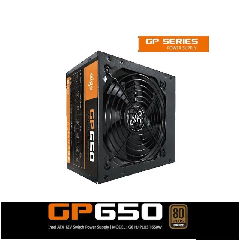 Aigo 550W/650W (GP550/GP650) 80 Plus Bronze Power Supply