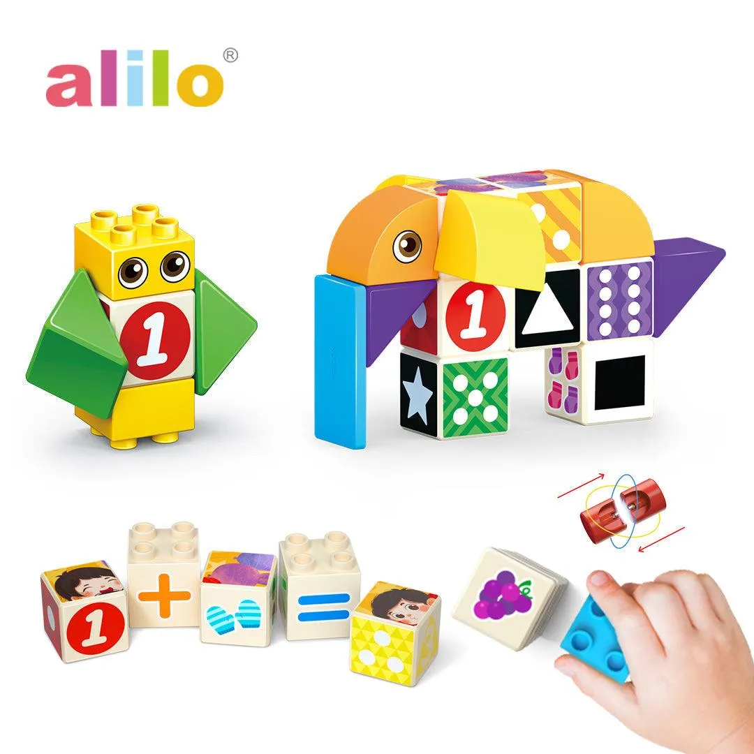 Alilo Magnetic Building Blocks - Stack & Count