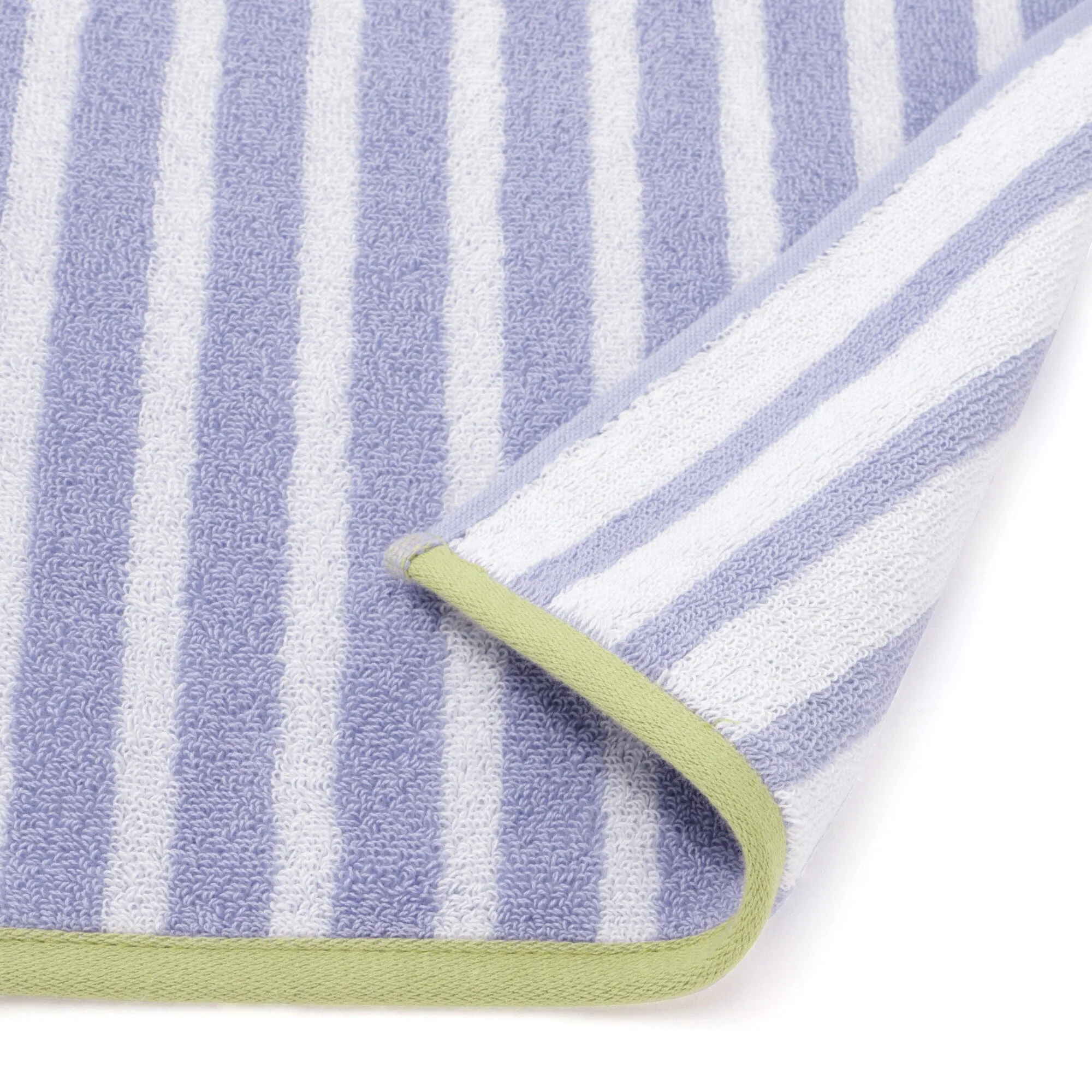 Antibacterial and Deodorizing Striped Bath Towel Purple