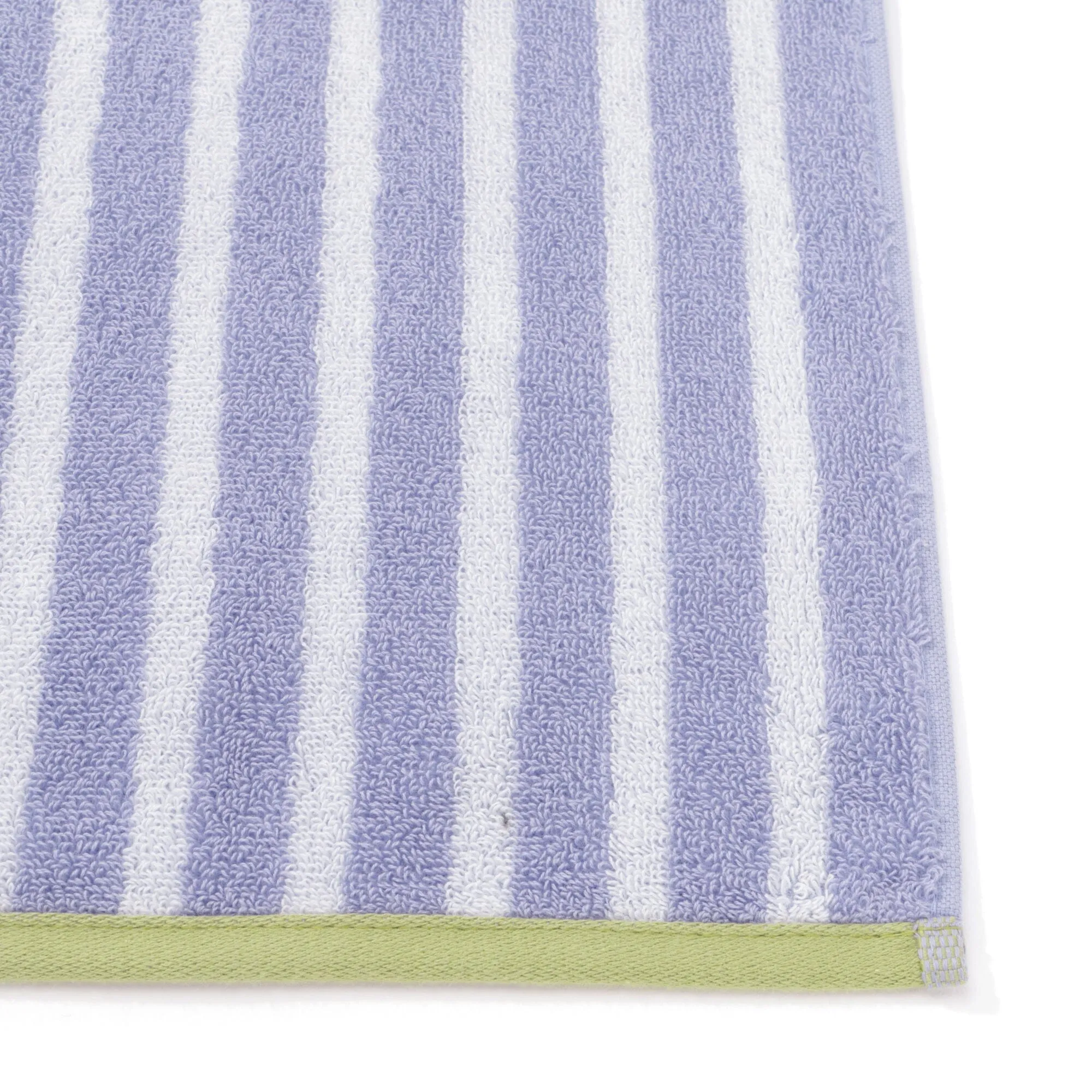 Antibacterial and Deodorizing Striped Bath Towel Purple