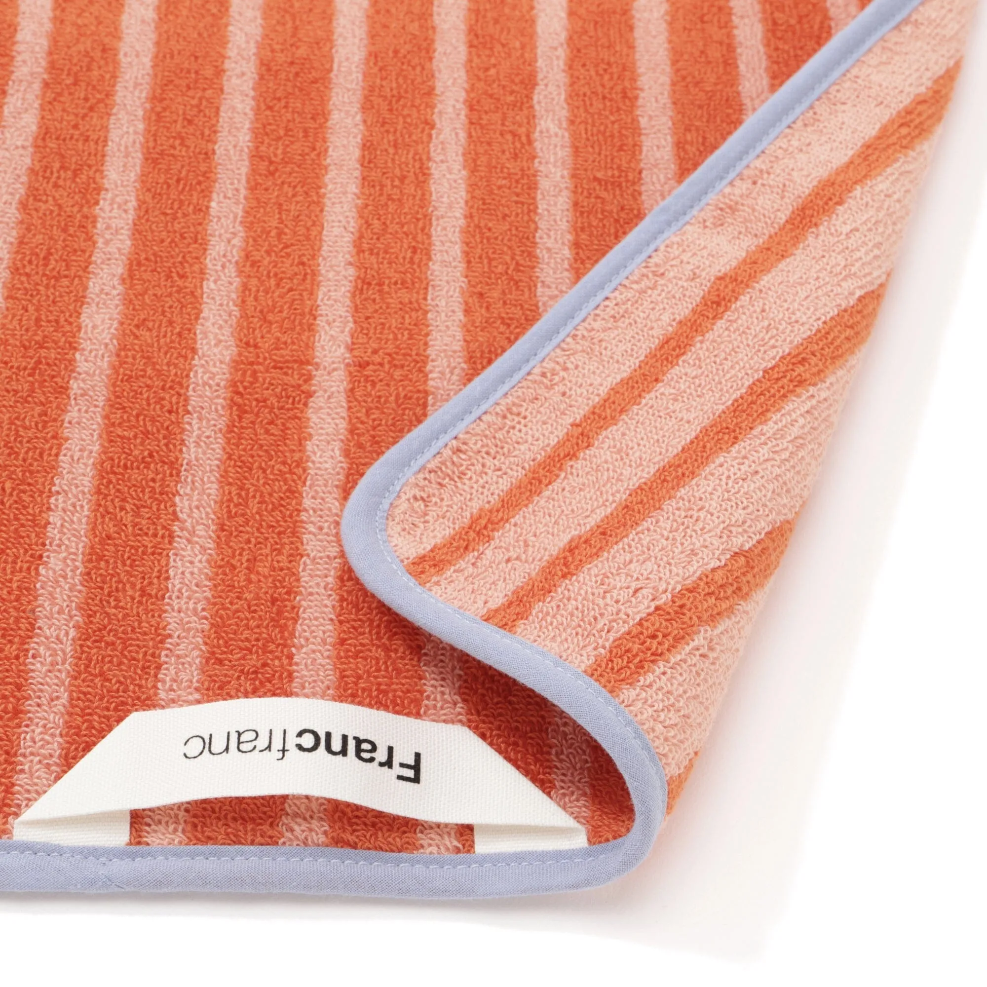 Antibacterial and Deodorizing Striped Wash Towel Orange