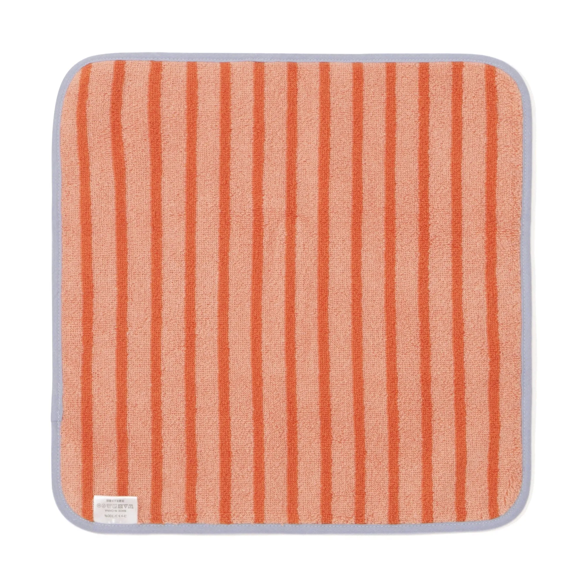 Antibacterial and Deodorizing Striped Wash Towel Orange