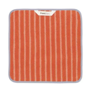 Antibacterial and Deodorizing Striped Wash Towel Orange