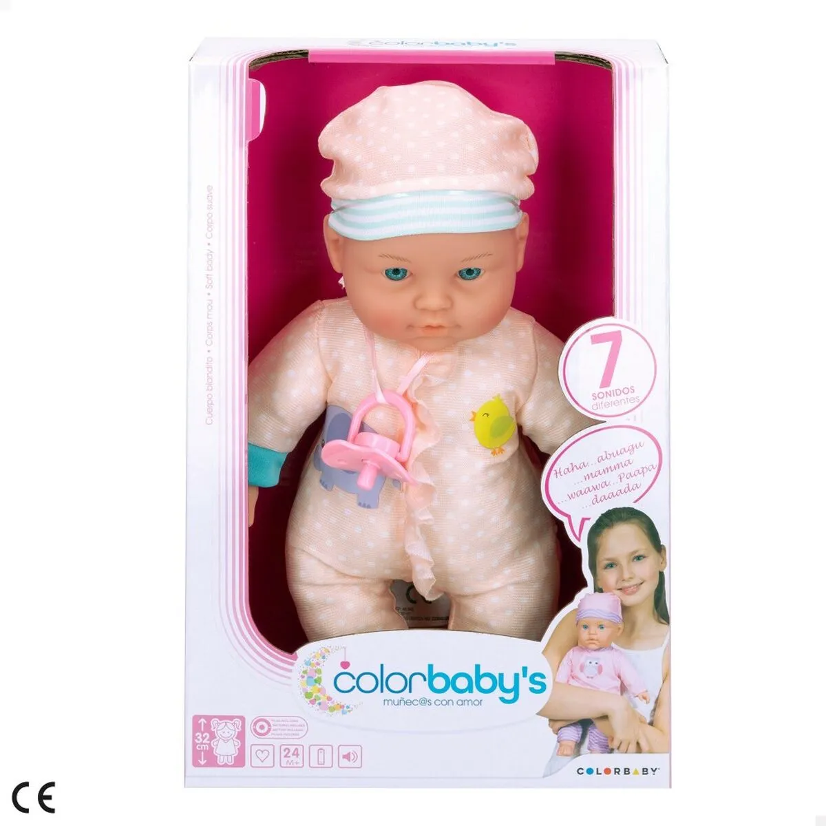 Baby Doll Colorbaby 22,5 x 32 x 10 cm 6 Units