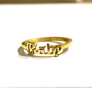 Baby Script Ring