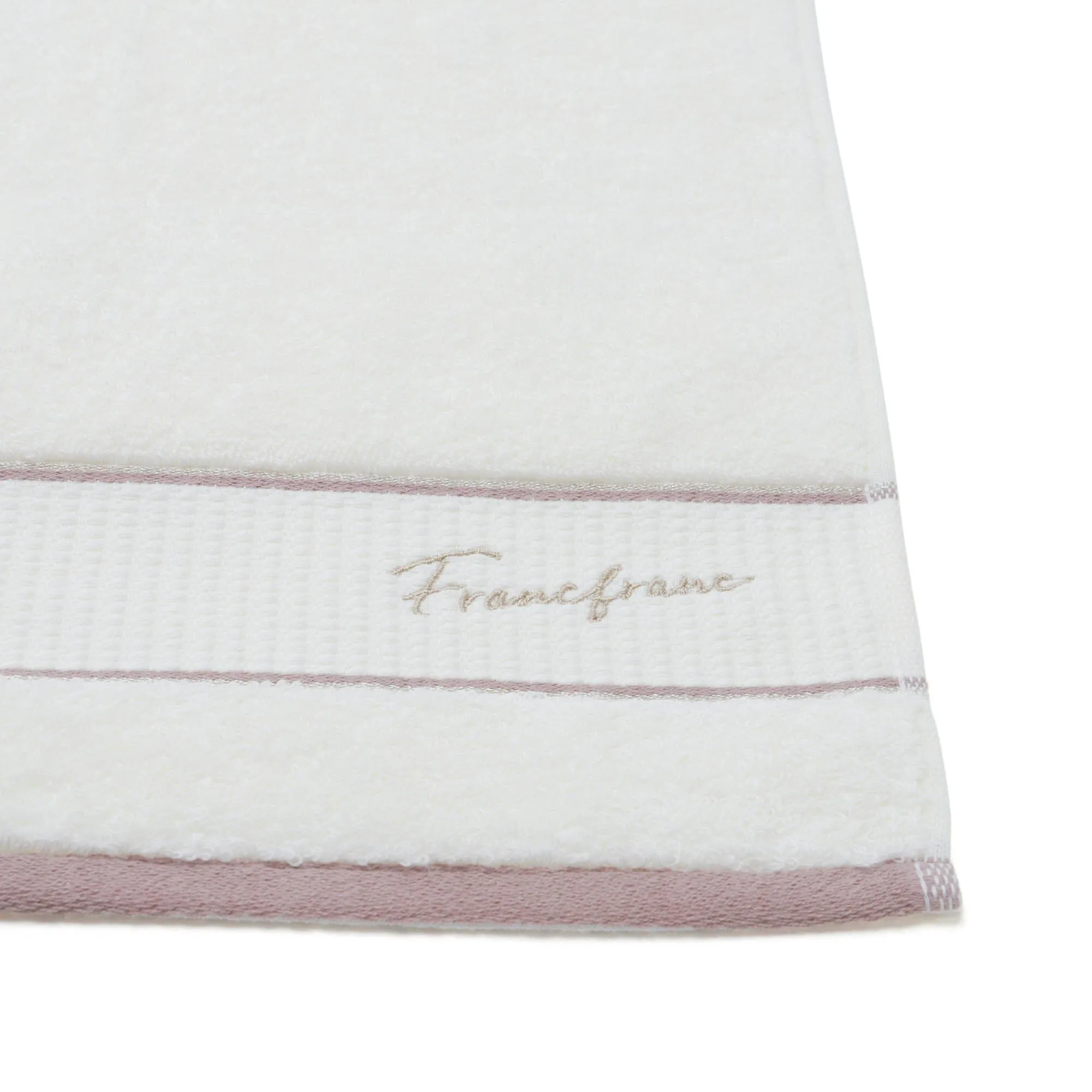 Basic Logo  Face Towel  White