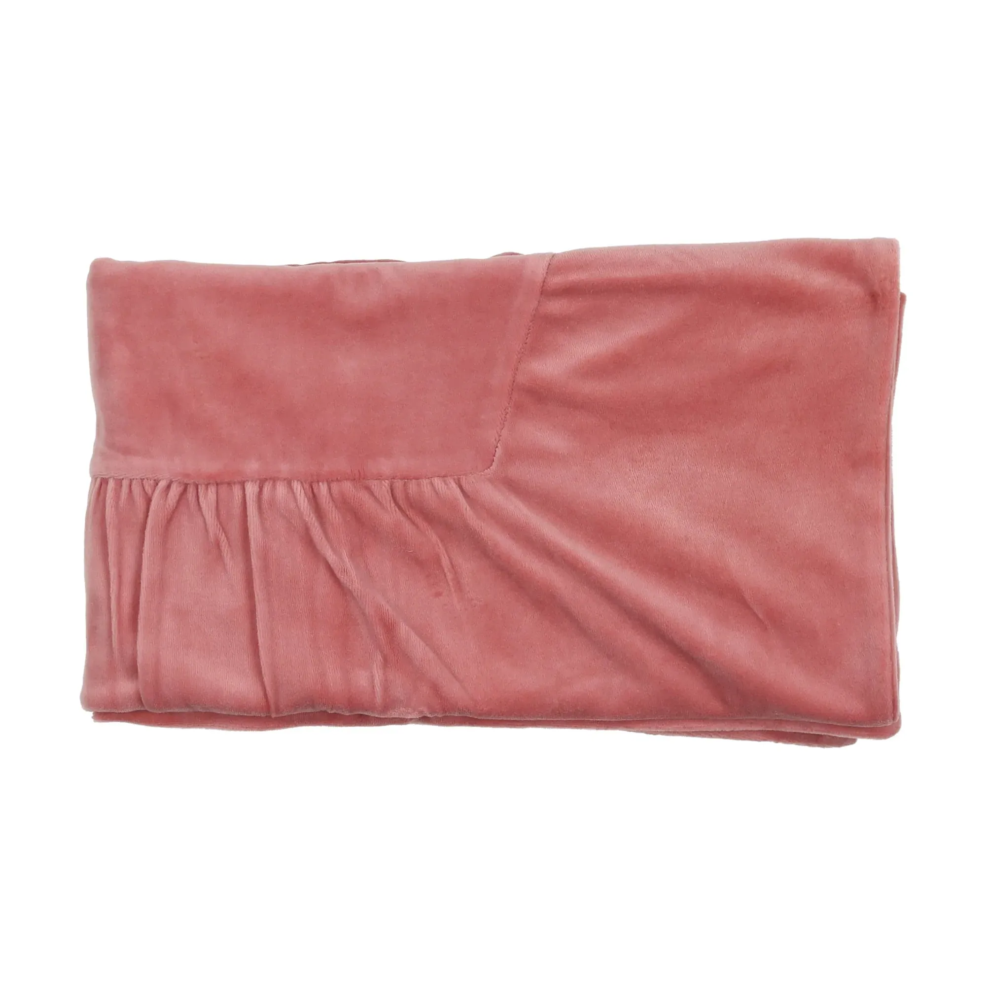 Bee & Dee Vintage Classic Velour Grapefruit Blanket