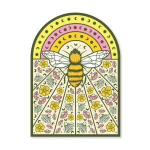 Bee Burst Sticker