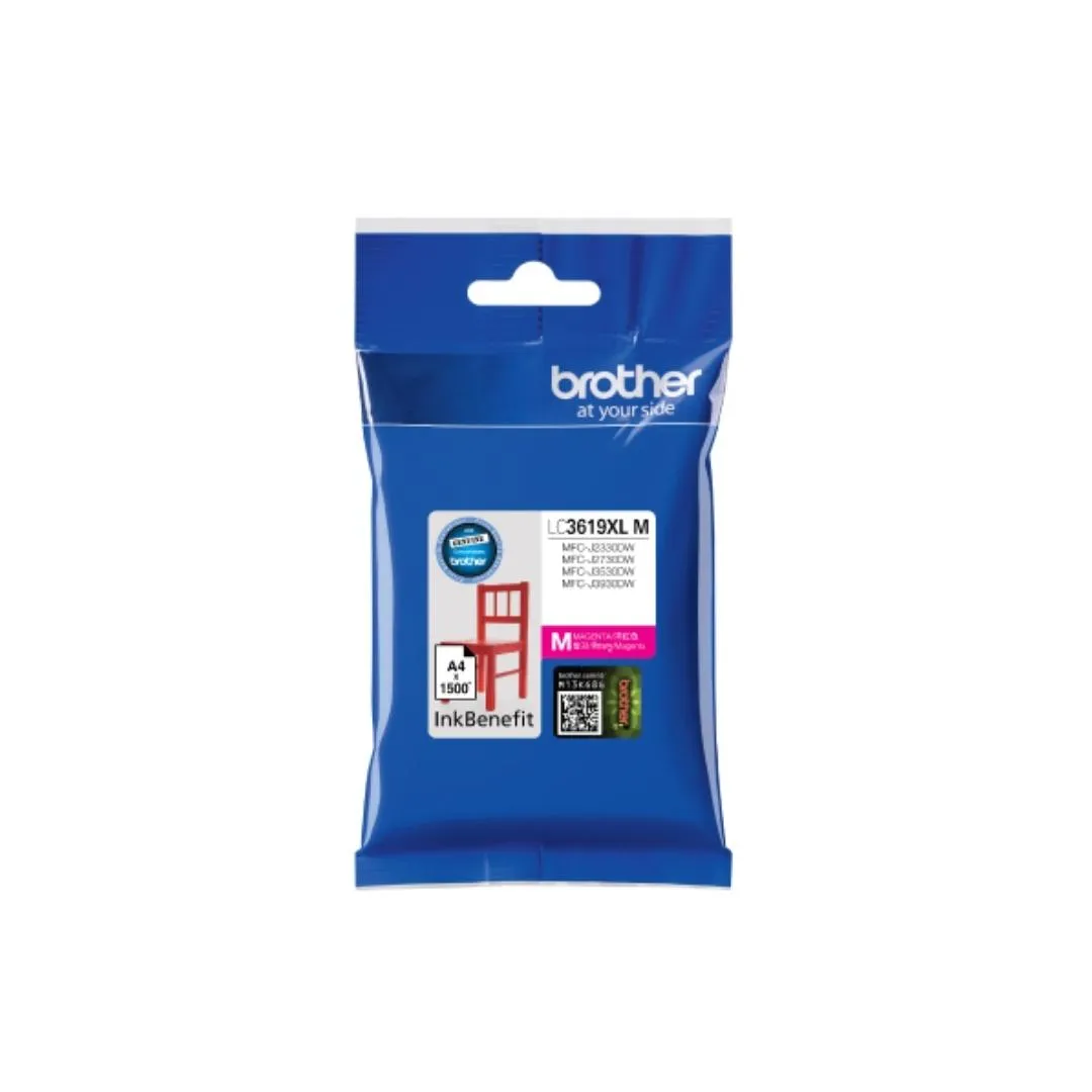 Brother LC3619XL Ink Cartridge (Black/Cyan/Magenta/Yellow)