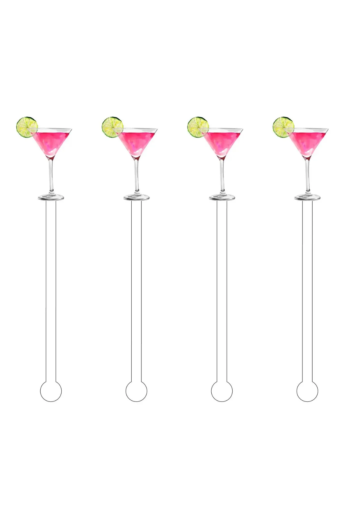 Cosmo Acrylic Stir Sticks