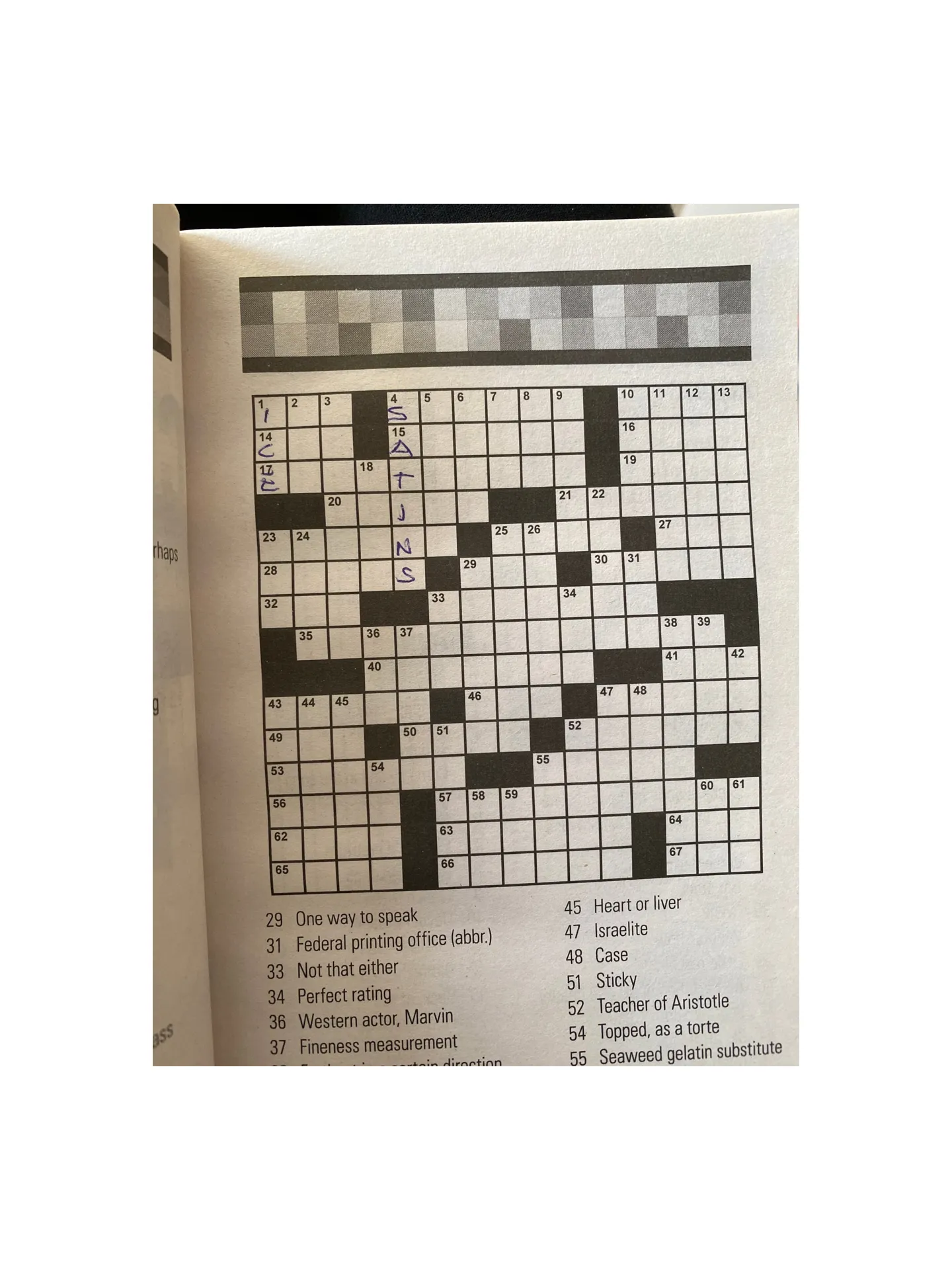 Crossword Puzzle Book