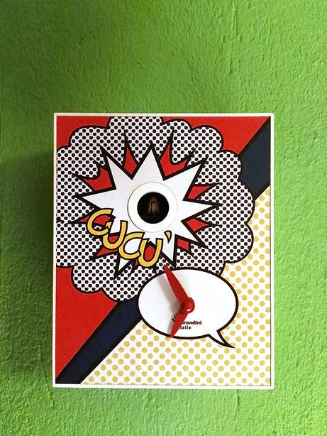 CUCU' D'APRES _ ROY LICHTENSTEIN CUCKOO CLOCK