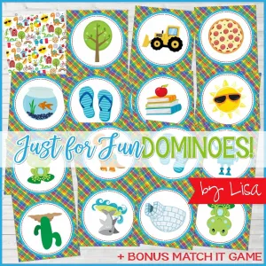 DOMINOES Game {Just for Fun Edition} PRINTABLE