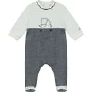 Emile Et Rose Baby Boys Emerson Navy & White Babygrows