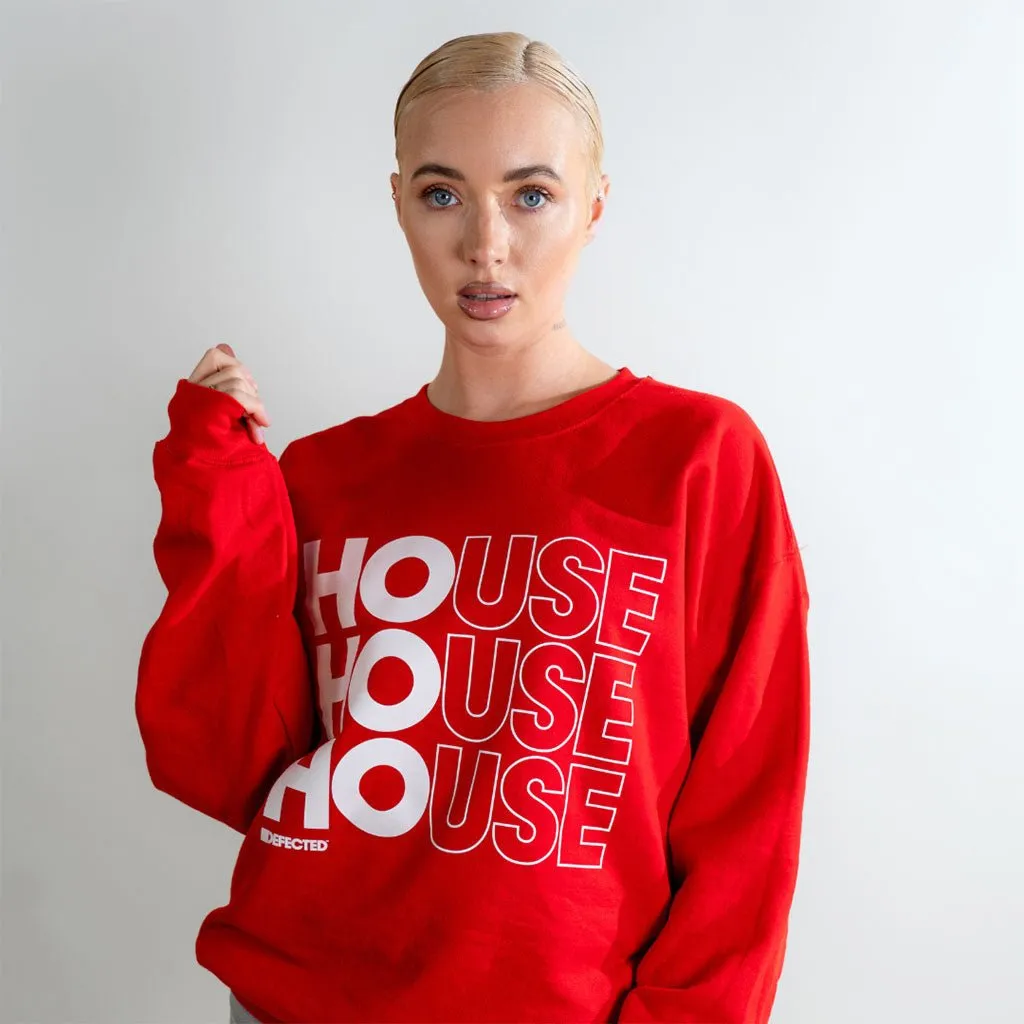 House Outline Christmas Sweatshirt