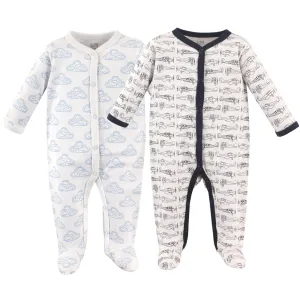 Hudson Baby Cotton Sleep and Play, Airplane