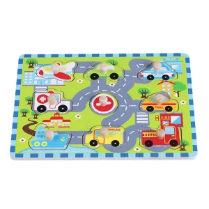 Jumini Traffic Peg Puzzle