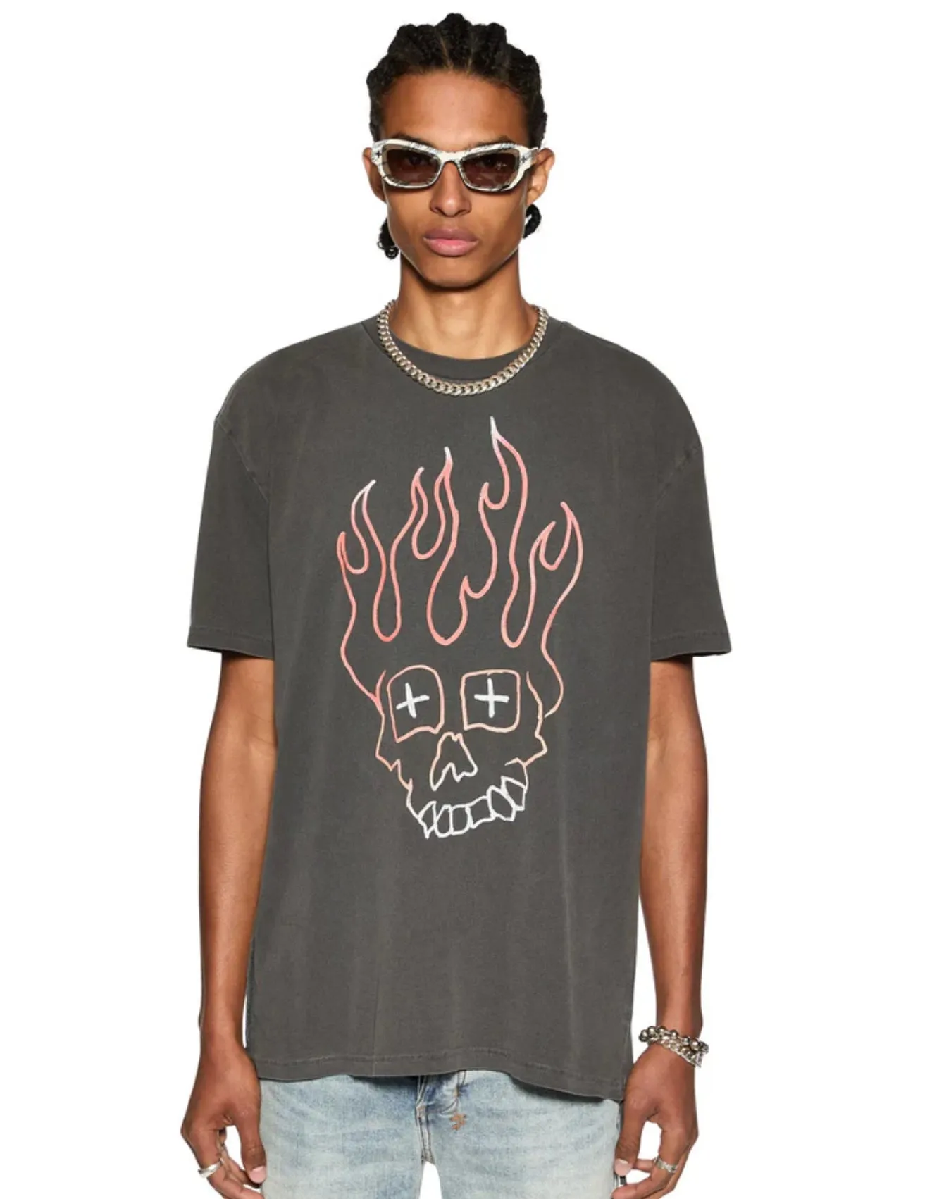 KSUBI - Skull Biggie SS Tee Faded Black