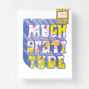 Much Gratitude - Risograph Card Set