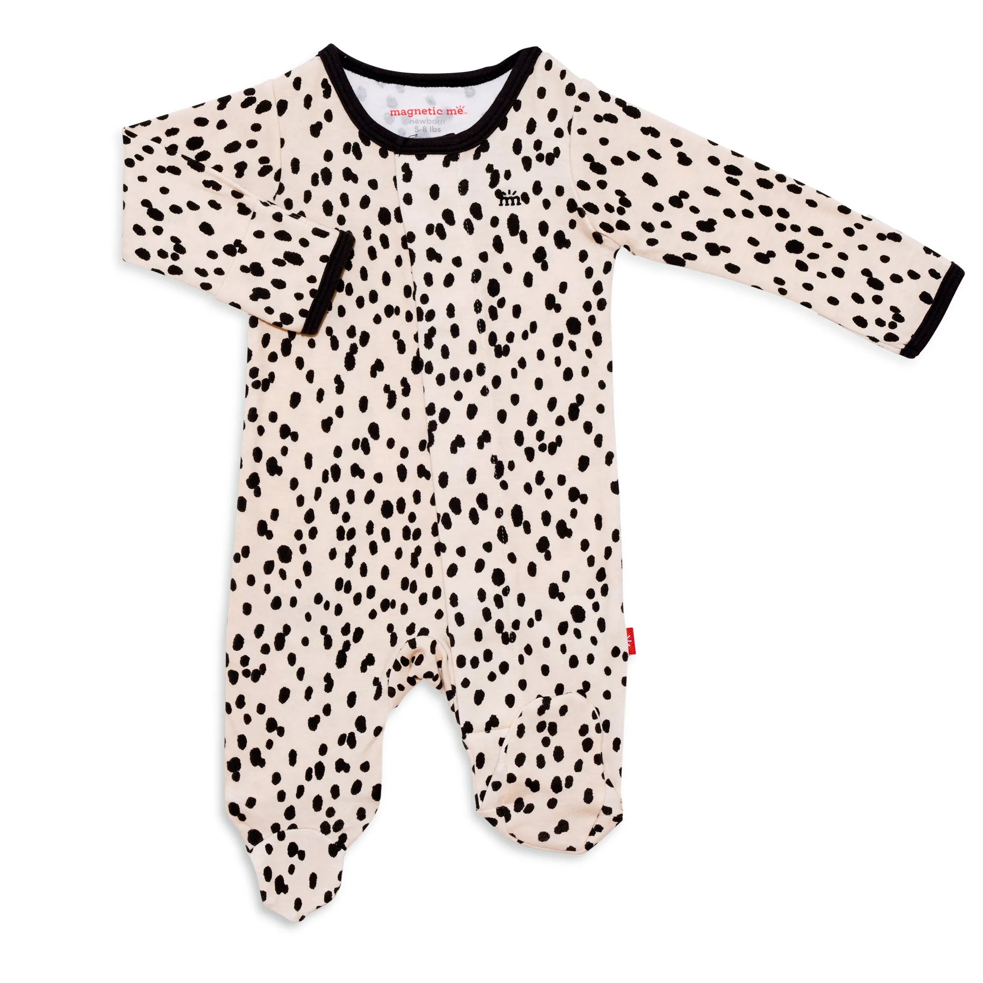 Organic Cotton Magnetic Footie - Seasonal Prints