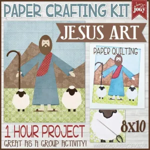 Paper Crafting Kit {JESUS ART} PRINTABLE