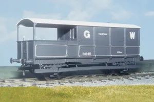 Parkside Dundas O Gauge PS44 GWR 20 Ton Goods Brake Van Kit w/Wheels