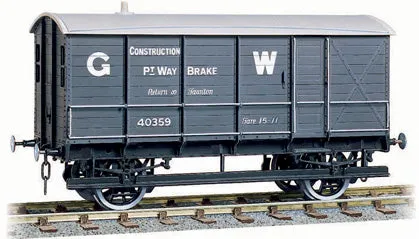 Peco O Gauge W-602 GWR Permanent Way Brake Van Kit