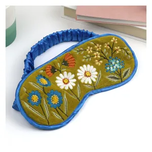 POM Autumn Mustard Hedgog In Wildflower Eye Mask