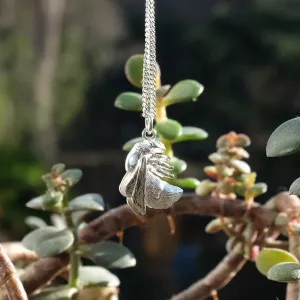 Silver Bumble Bee Necklace by Joy Everley