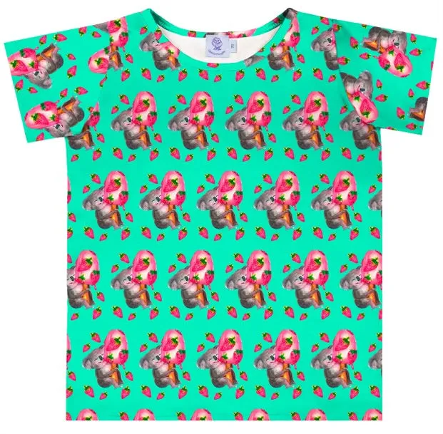 Strawberry Bliss Short Sleeve Tee