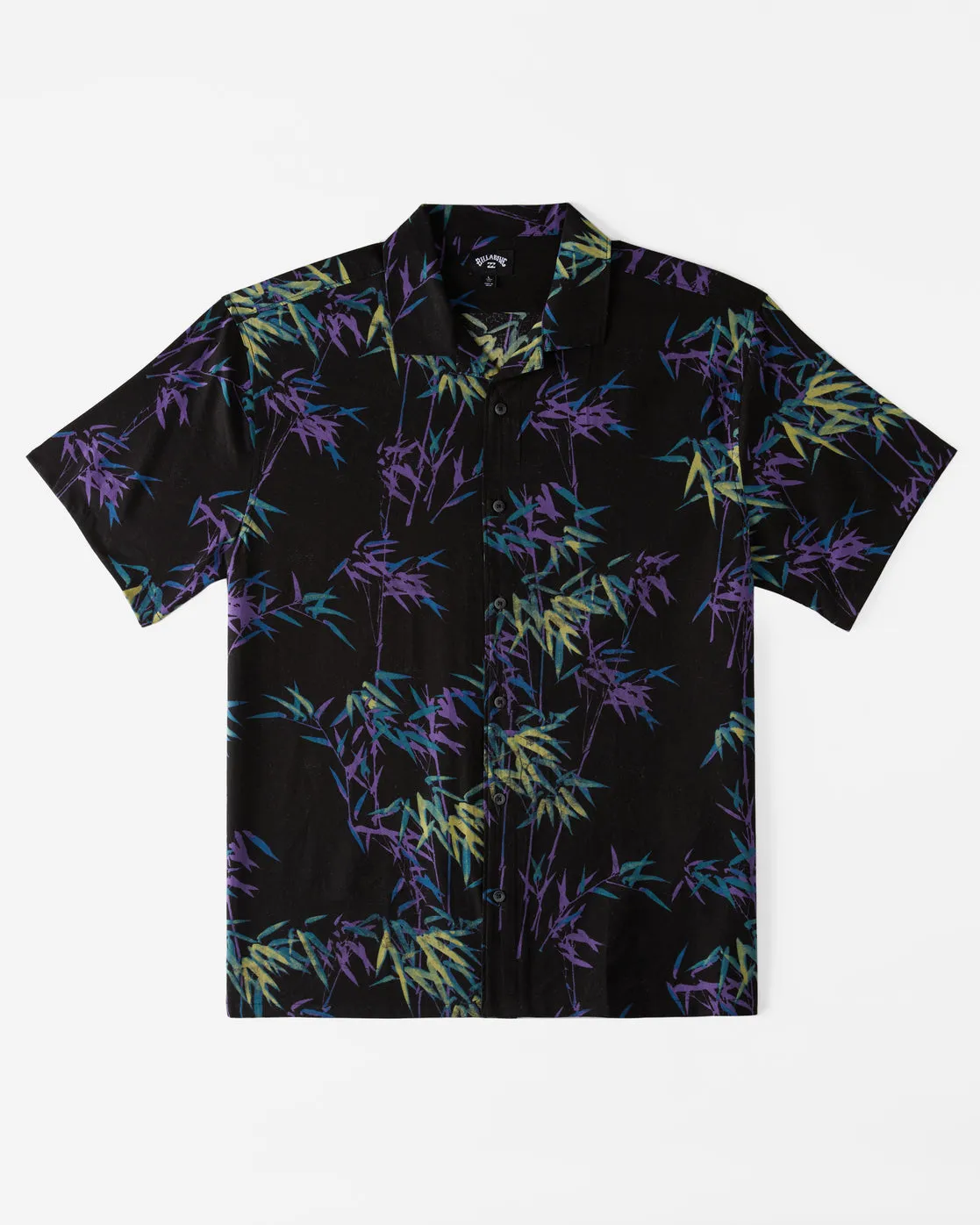 Sundays Vacay Short Sleeve Woven Shirt - Washed Violet