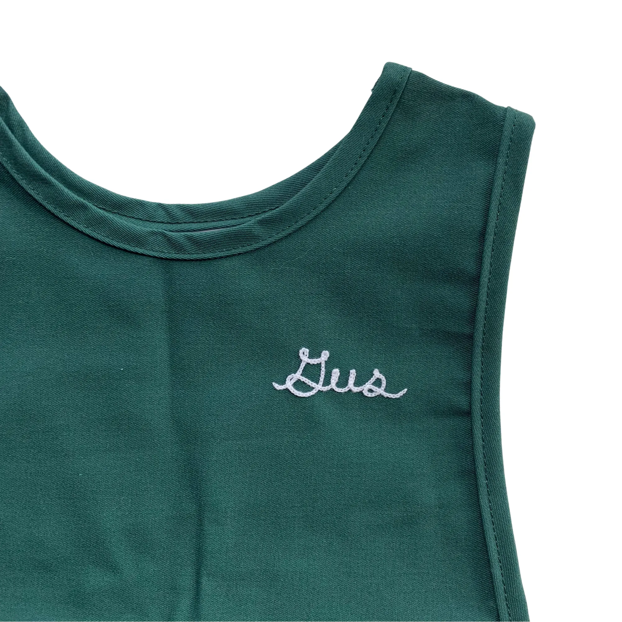 The Chainstitch Kids Apron - Hunter Green