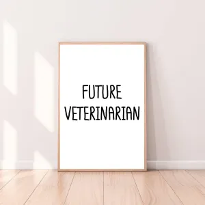 Wall Art Future Veterinarian