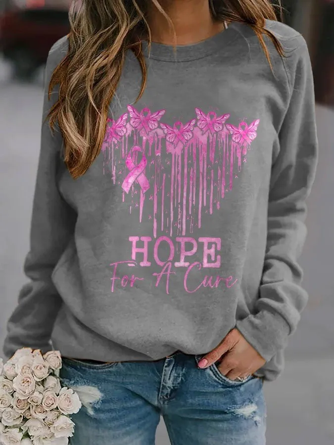 Women's Halloween Pumpkin English Printed Sweatshirt